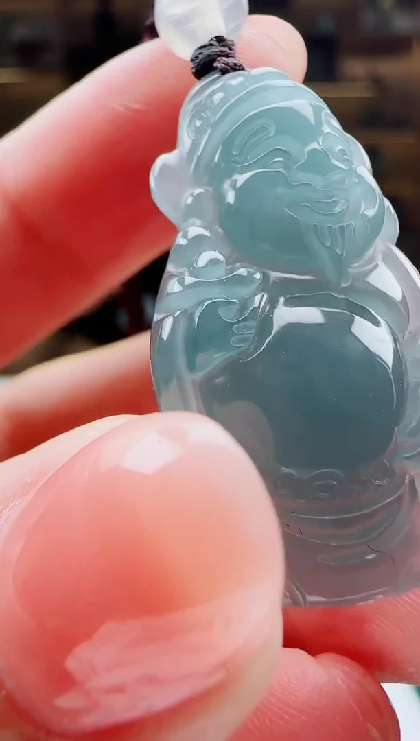 颈饰未镶嵌翡翠多样性发其一 小财神