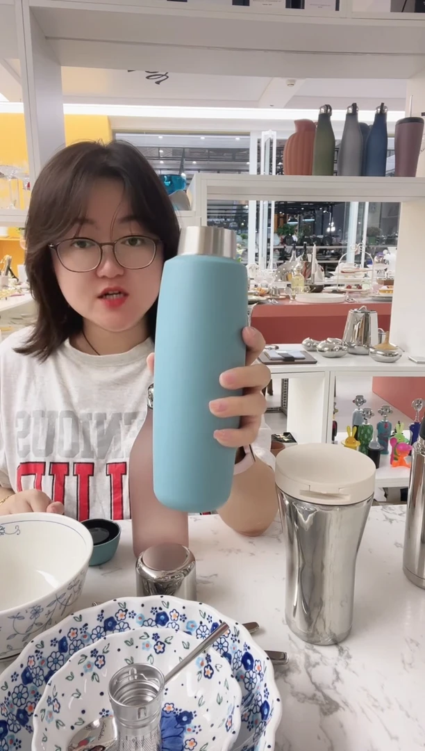 ALESSI 蓝色保温杯 500ml