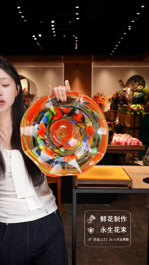 瓶手工花器花束空运包邮送货上门-以图片为准