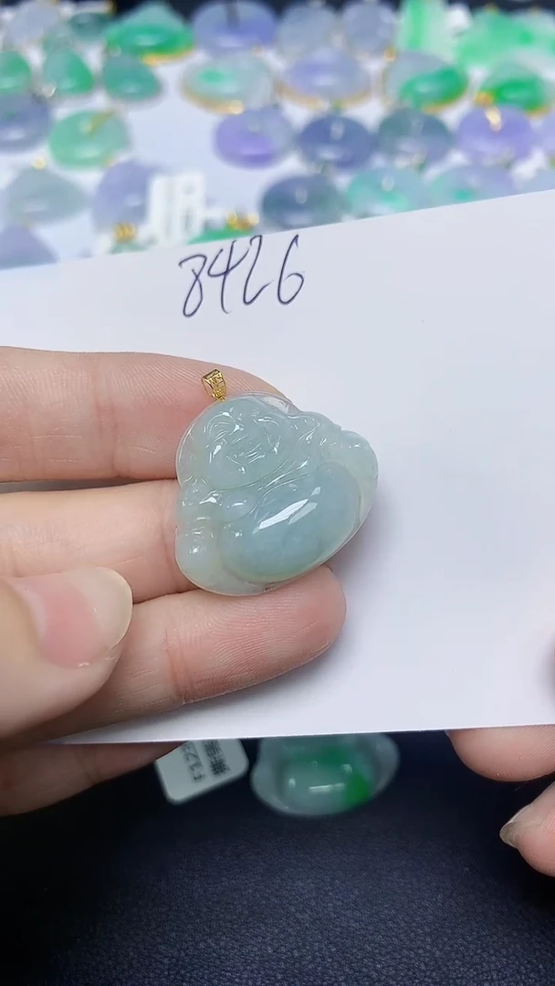 翡翠未镶嵌颈饰 天然缅甸翡翠A货