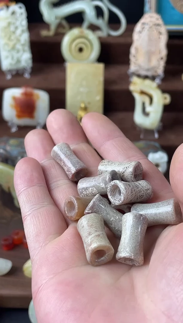 未镶嵌和田玉（糖玉）挂件1单10棵