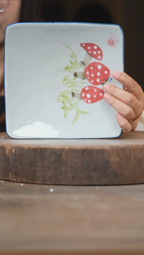 瓷片景德镇高温釉下彩（食品级）