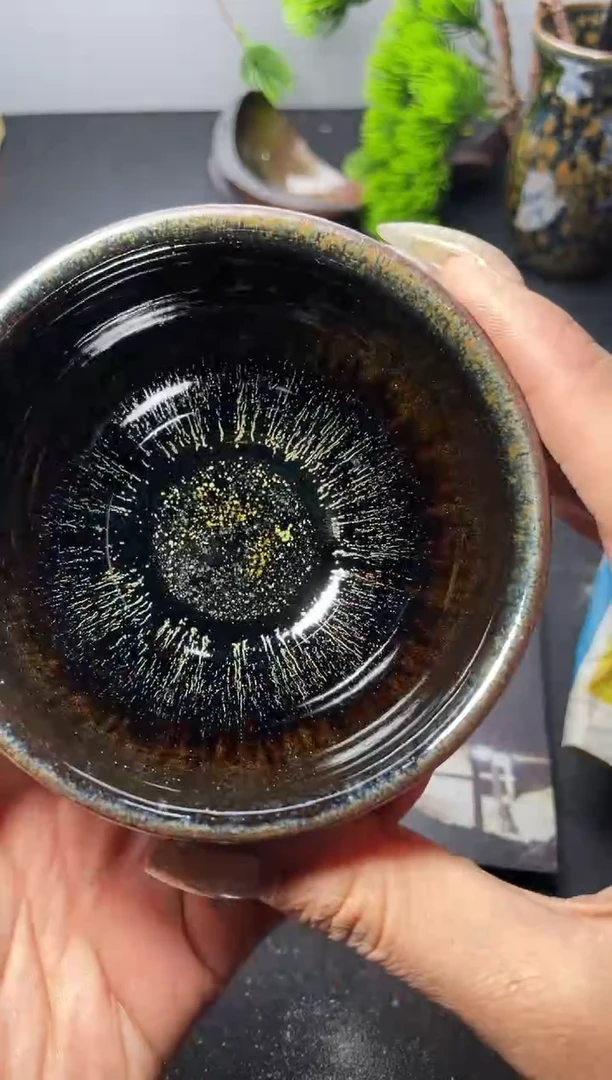 茶盏154叶紫建盏