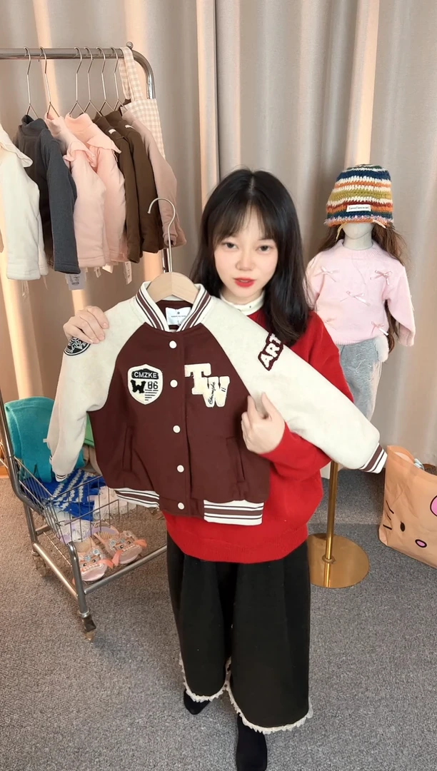 儿童加厚棉服外套100码A368