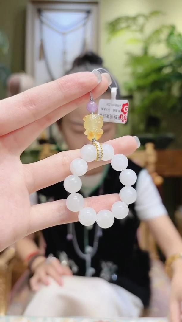 【闪购商品】和田玉挂件未镶嵌蜜蜡熊和田玉挂件