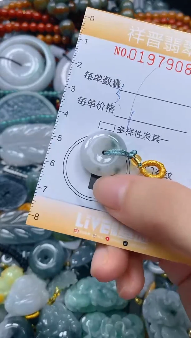 翡翠未镶嵌颈饰闪购0197908多样性发其一