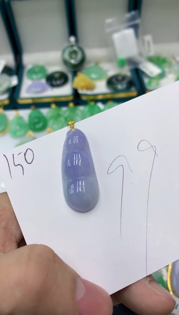 【闪购商品】翡翠颈饰18K金镶嵌1111111111