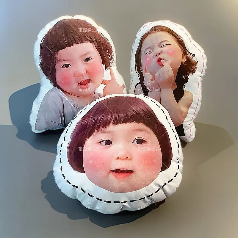 萌娃罗熙黄夏温宝睡觉专橙色轻奢客厅抱枕