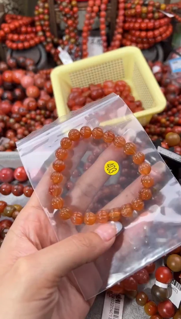 未镶嵌手串南红玛瑙8+