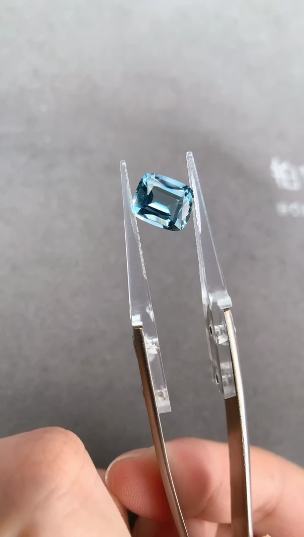 定制海蓝宝石裸石未镶嵌2.24ct 圣玛 03086