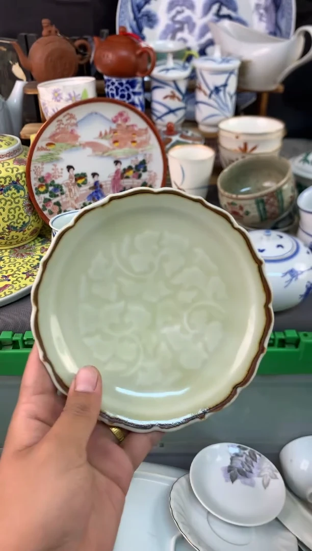 瓷片茶盏陶瓷陶片