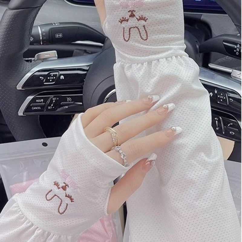 防晒袖套女夏季宽松袖子骑行冰袖防开车护手臂手袖套袖时尚百搭