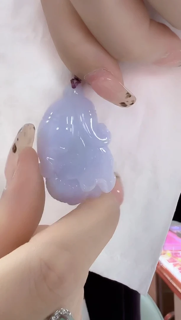 翡翠未镶嵌颈饰孤品白菜