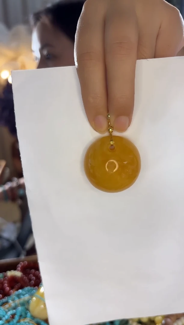 蜜蜡颈饰未镶嵌蜜蜡高品质吊坠