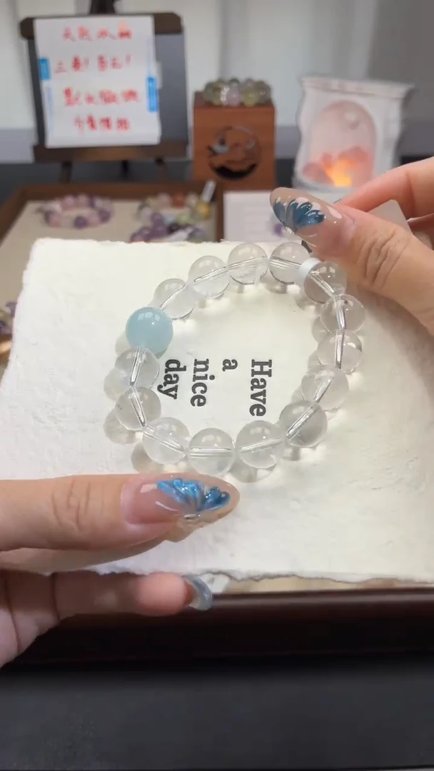 未镶嵌手串水晶168（天然水晶默认有瑕，介意者不要拍）