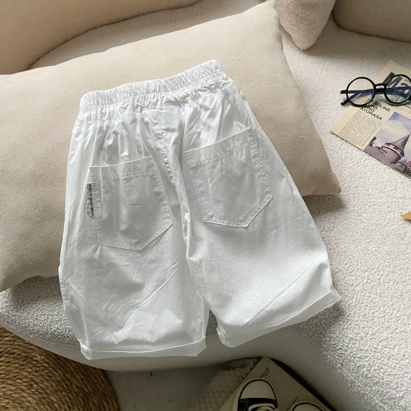 男童薄款裤子夏季2025新款儿童夏装透气七分休闲裤宝宝夏季五分裤