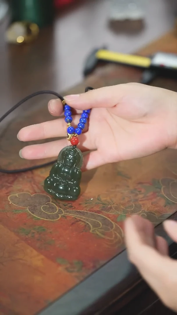 【闪购商品】和田玉项链未镶嵌观音@@x272