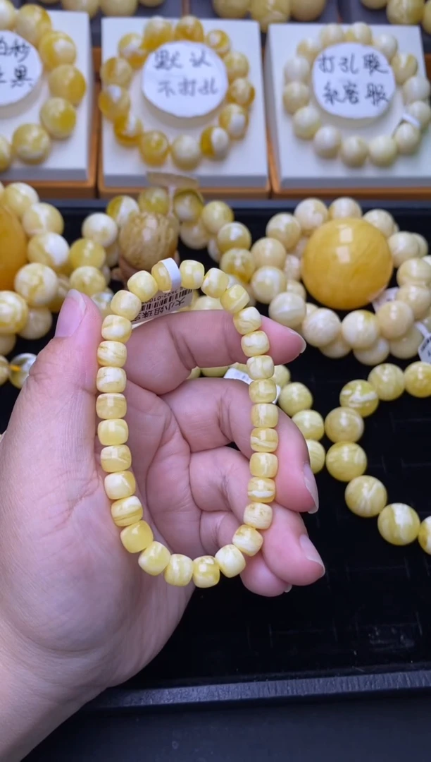 裸石琥珀未镶嵌大小姐珠宝严选67