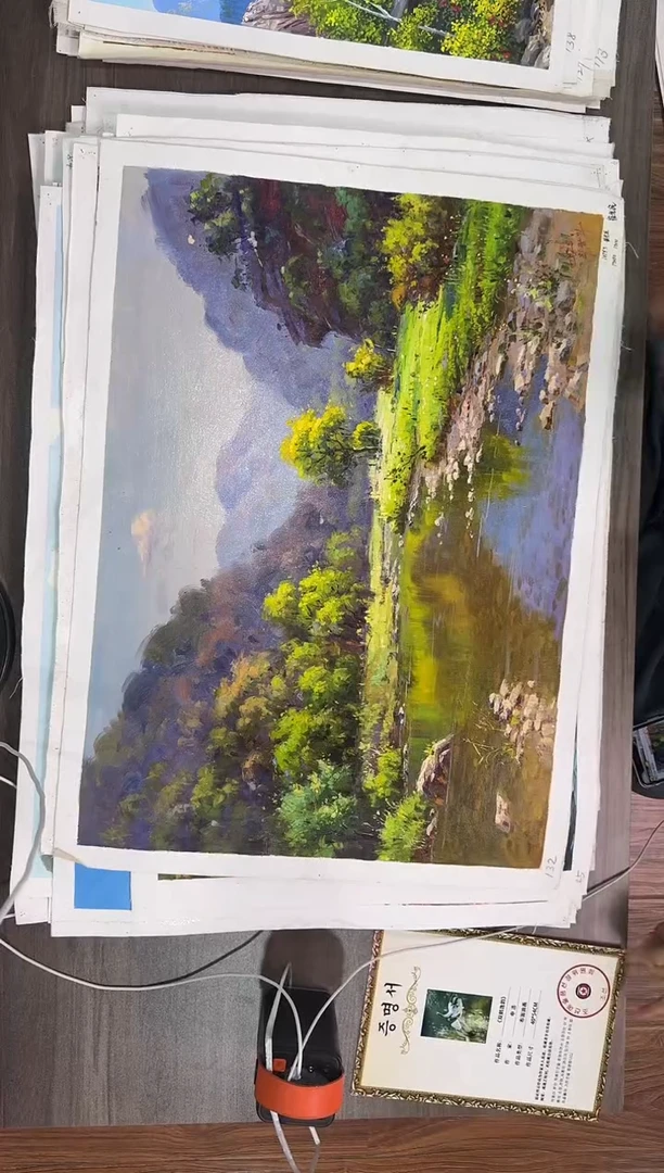 油画【25号】约50*70cm丨朝鲜原创纯手绘孤品油画丨顺丰包邮