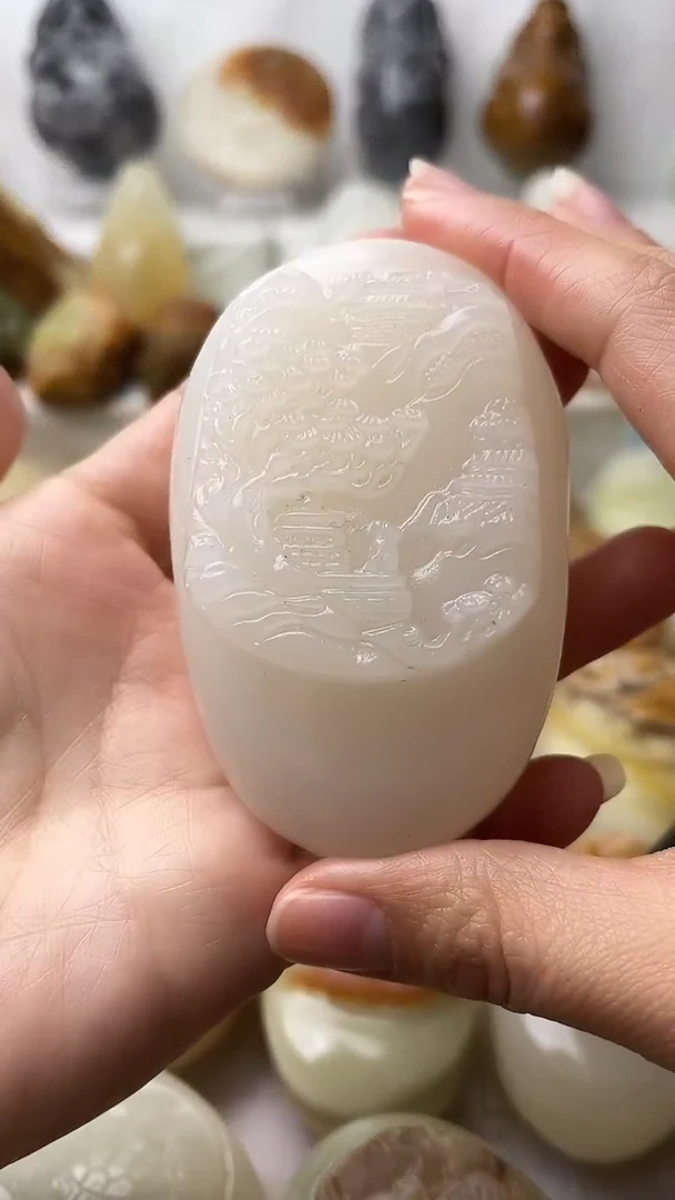 石材古青石棉纹正常不退换山水