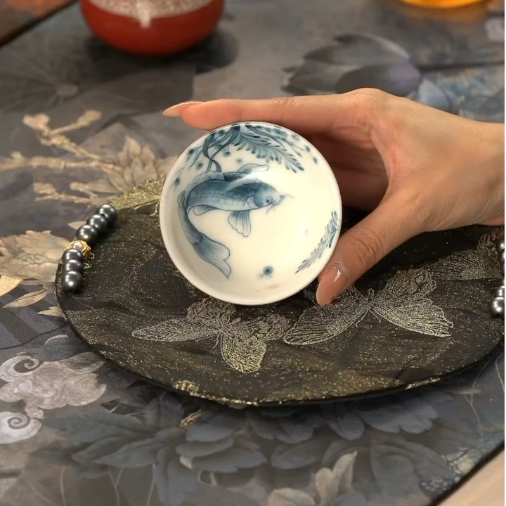 周鸿浦内绘鱼藻普洱杯ZHP0002