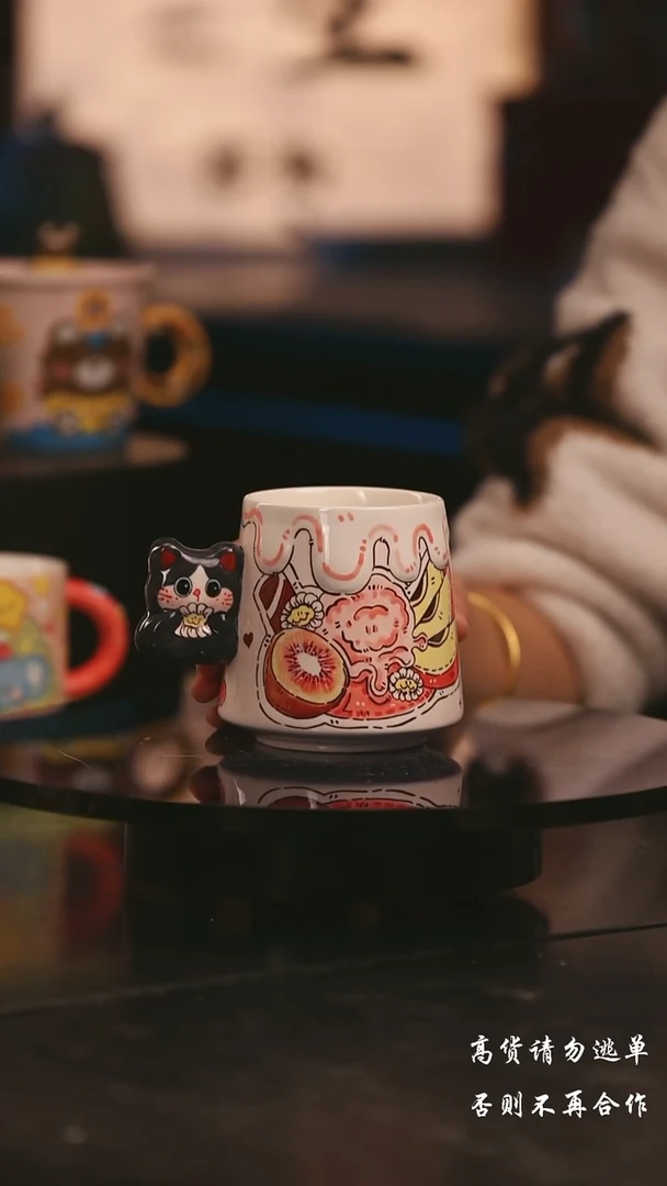 陶瓷景德镇可爱设计师款陶瓷