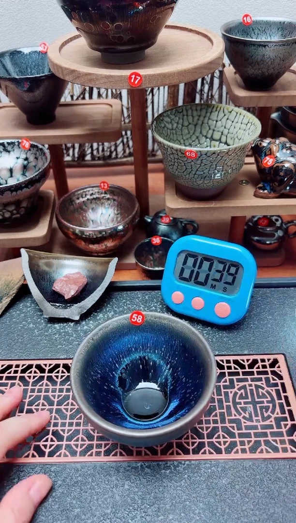 茶盏笑*夏58号建盏工匠茶器