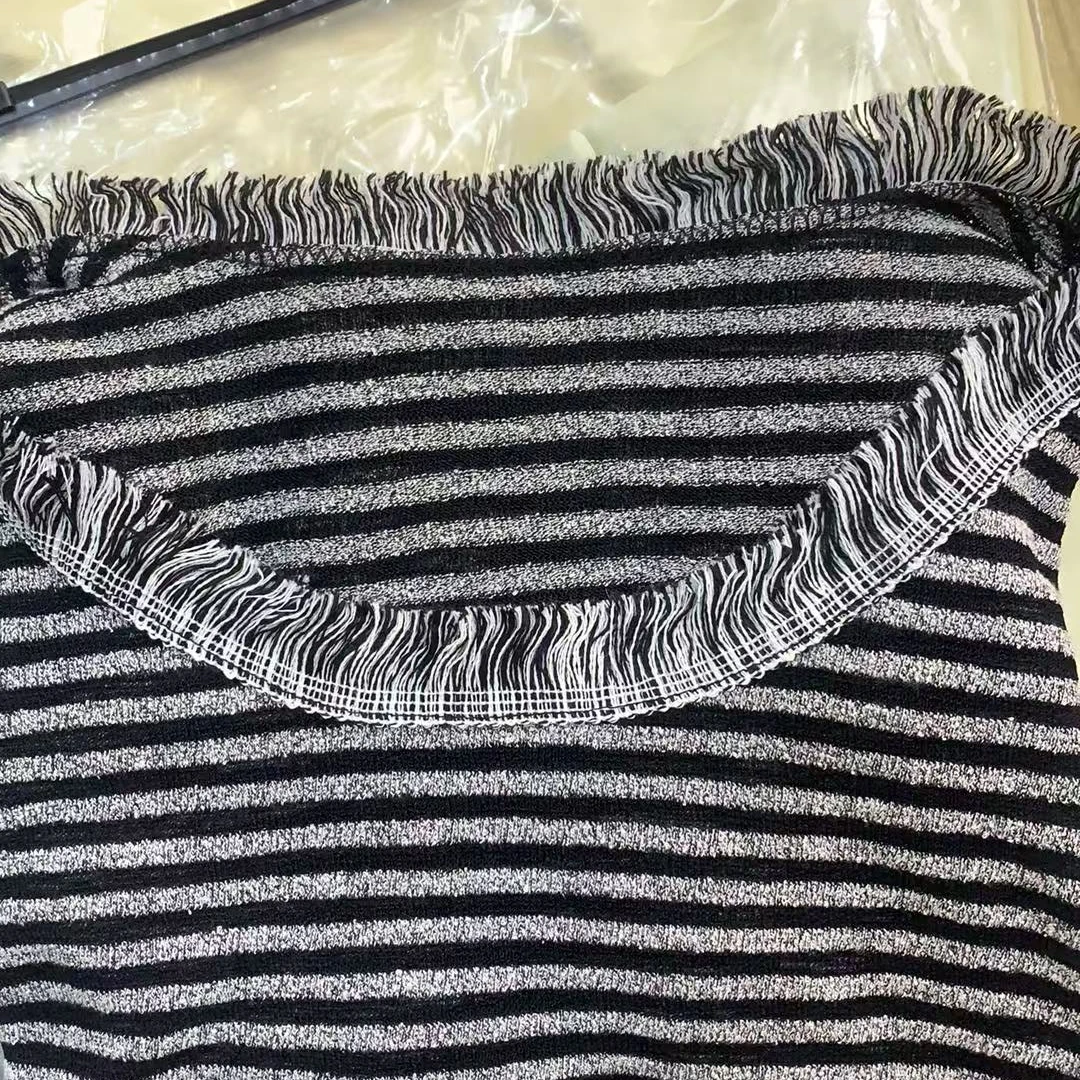 棒棒熊女士条纹无袖T