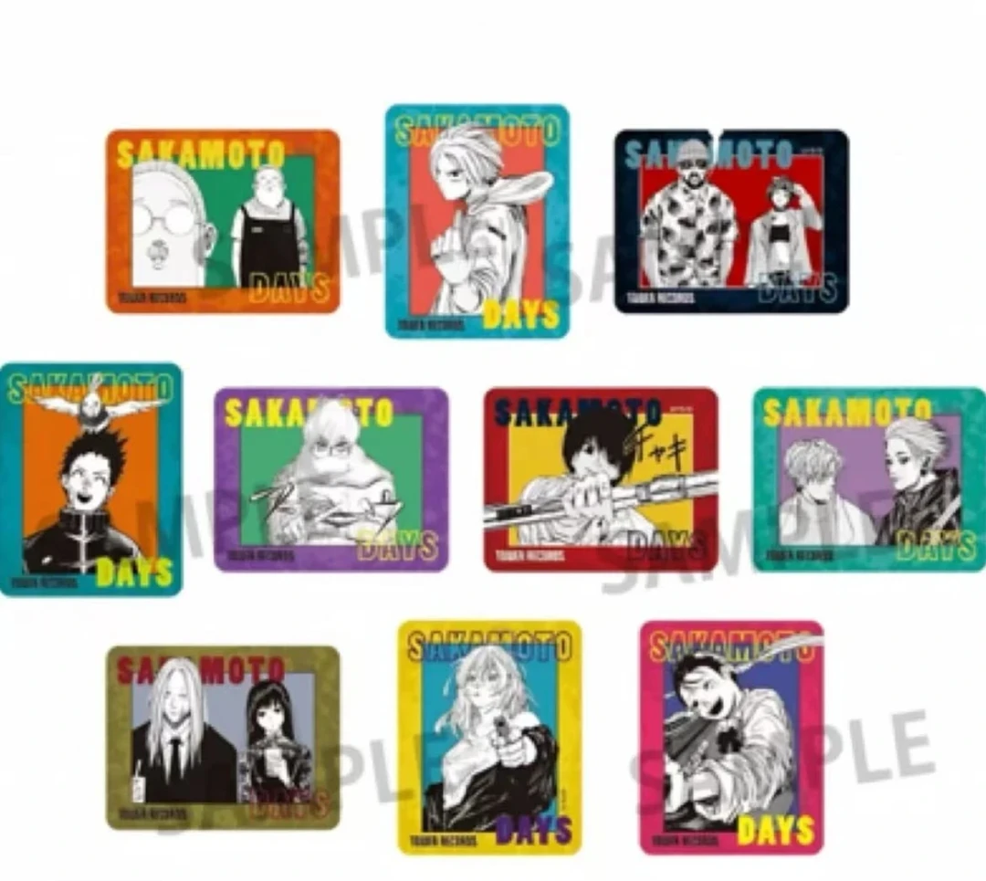 【坂本日常】塔店系列 圆方吧唧拍立得音乐卡盲盒代拆