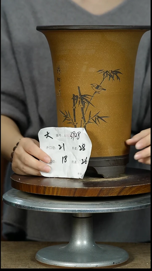 紫砂花盆3928 紫砂花盆紫砂