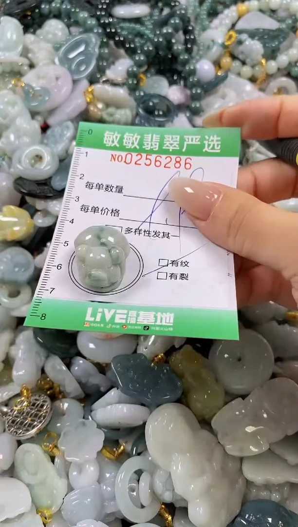 翡翠未镶嵌颈饰闪购0256286