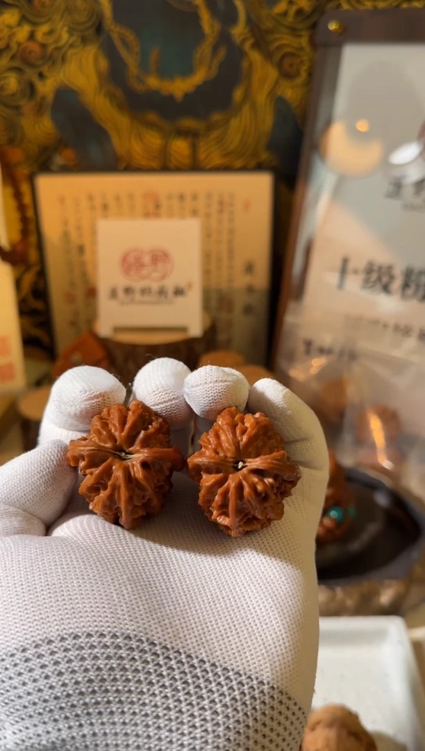 文玩核桃把件D****م35曹大龙尖部抛光过