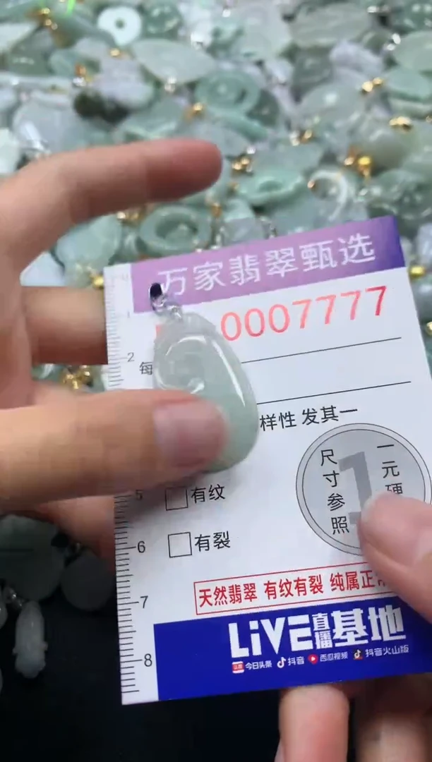 吊坠(不含链)未镶嵌翡翠7777