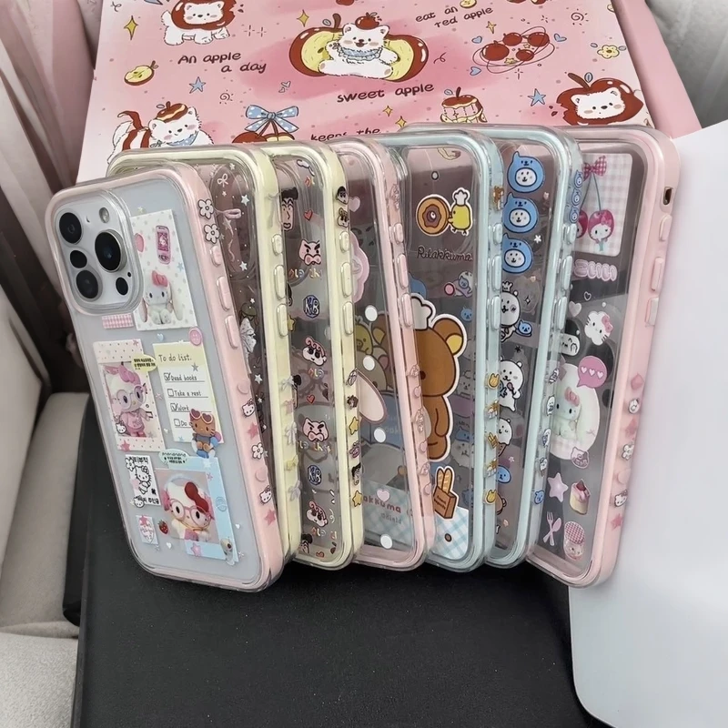 侧边带图二合一手机壳适用于苹果/OPPO/华为【发货不带包装】