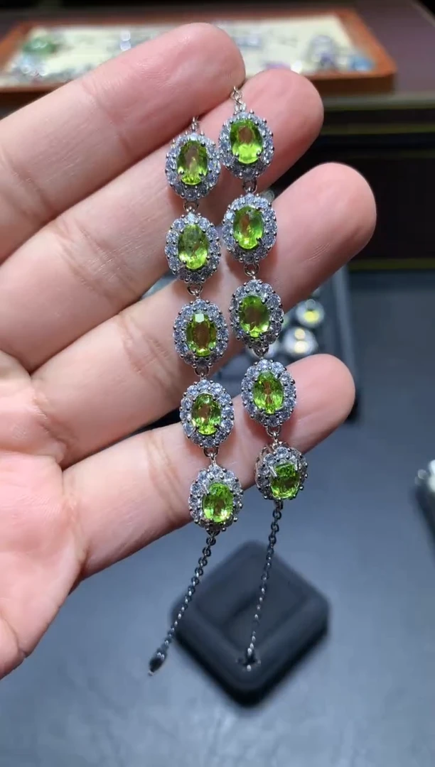 【闪购商品】橄榄石手链未镶嵌K23【多样性发其一】