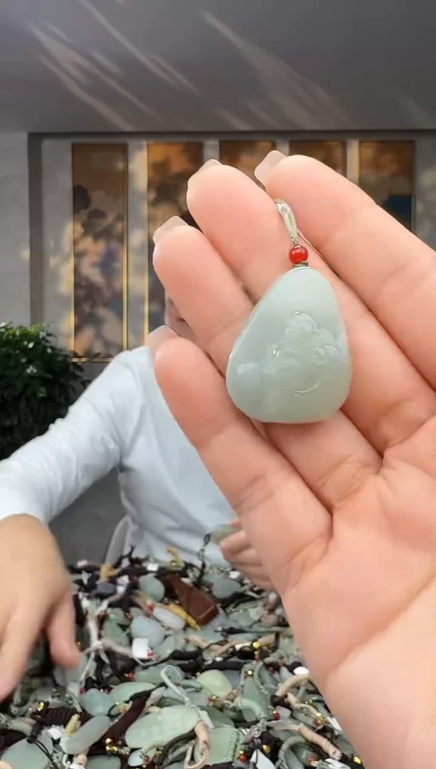 颈饰未镶嵌和田玉拍一发一多样性发货