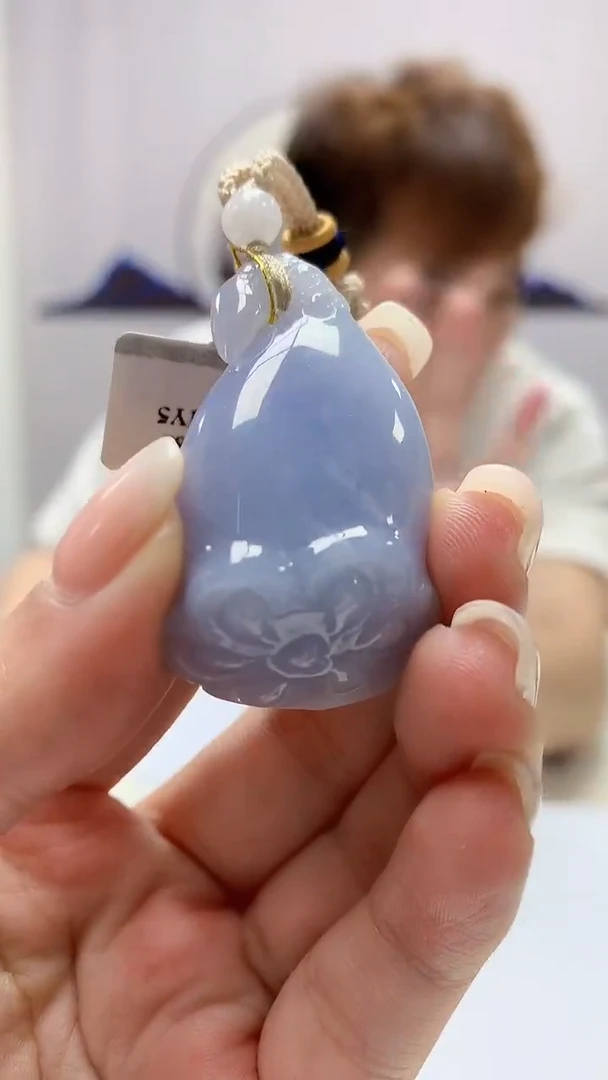 定制翡翠未镶嵌4868ms-毛货2莲蓬