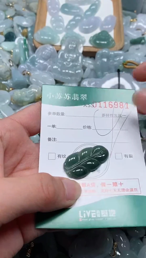 【闪购商品】翡翠颈饰未镶嵌闪购商品0116981