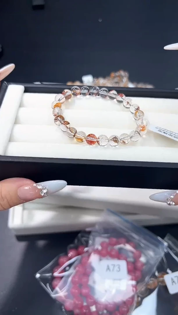 水晶手串未镶嵌74A多样性发其一【1条】默认微瑕