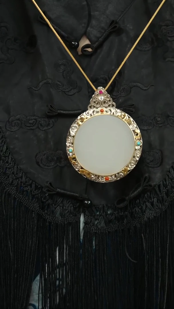 和田玉未镶嵌颈饰@CLP021129483@