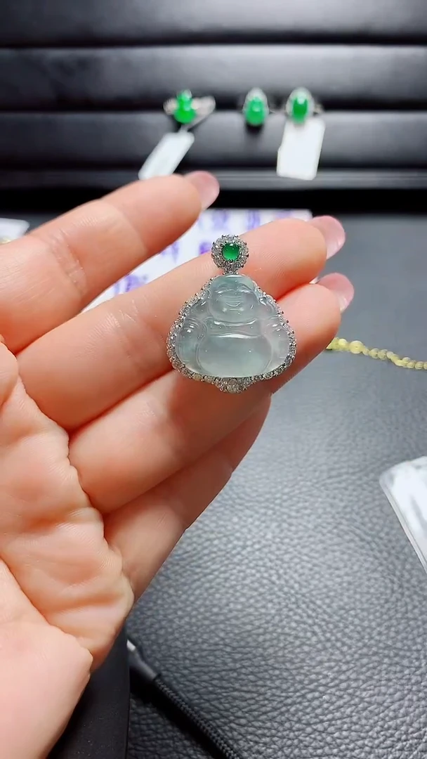 银S925镶嵌戒指翡翠天然翡翠A货s925银镶