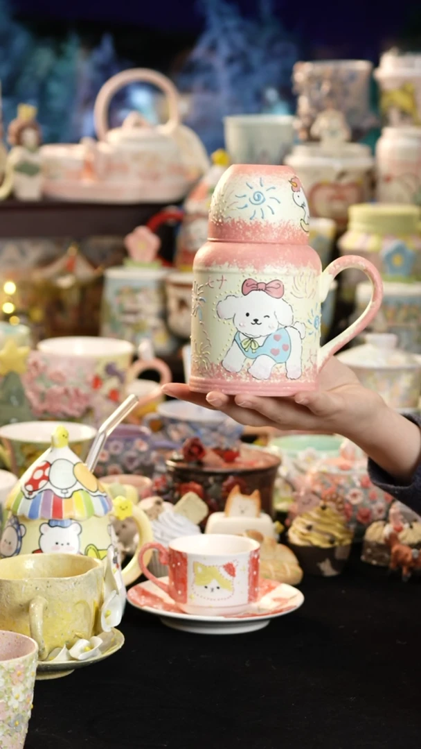 其他陶景德镇釉下彩手绘设计师款陶瓷