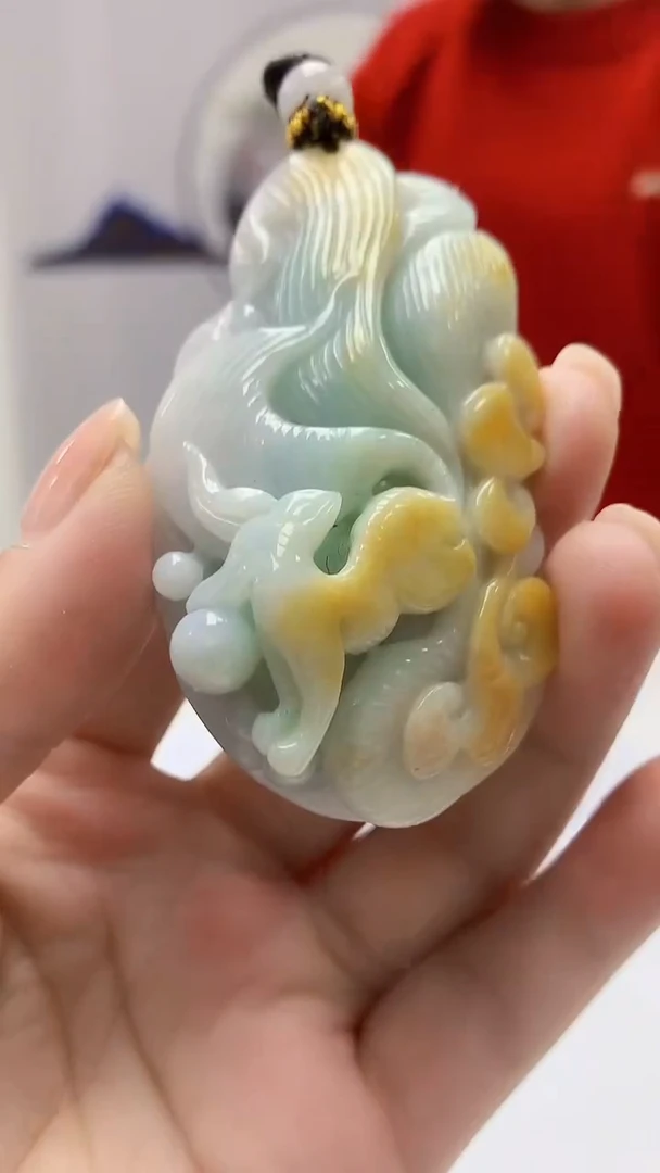 【闪购商品】定制翡翠未镶嵌4902ms-毛货狐狸106