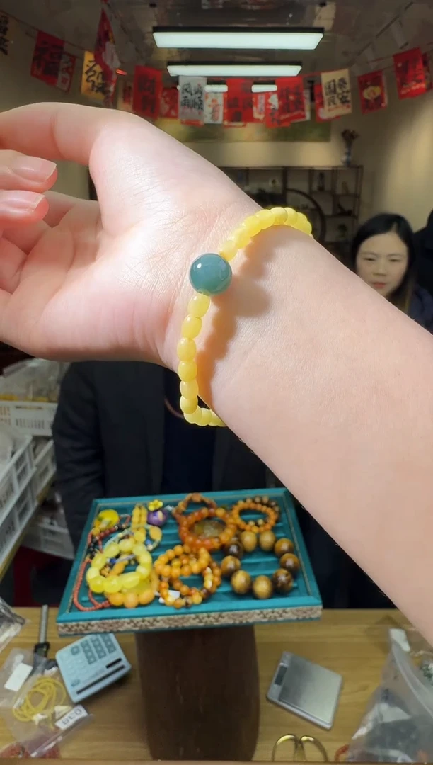 手链琥珀未镶嵌多样性发一件 427