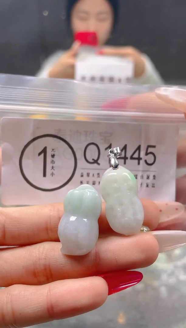 【闪购商品】翡翠颈饰未镶嵌/Q/翡翠A货一图一物