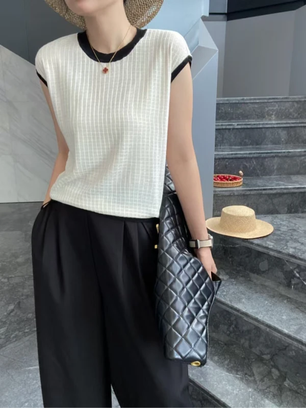 201-249夏季女装百搭上衣显瘦打底衫T恤宽松休闲时尚简约气质