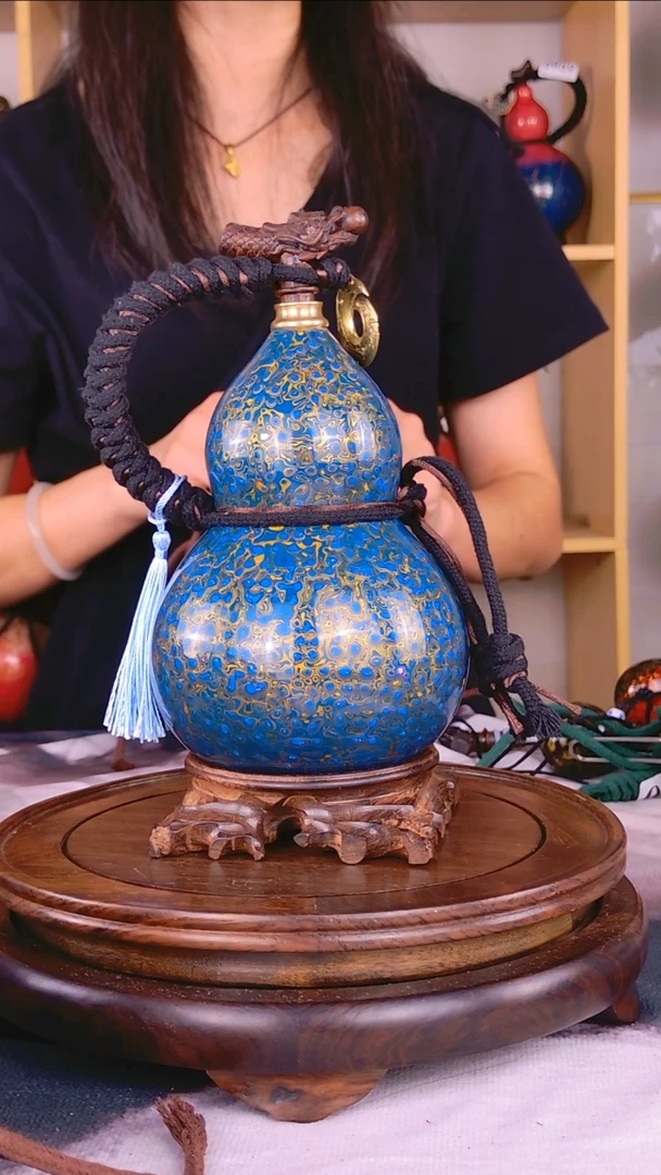 119一物一拍 大漆酒葫芦 真葫芦真大漆