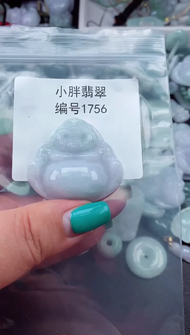 颈饰未镶嵌翡翠缅甸天然A货翡翠1956