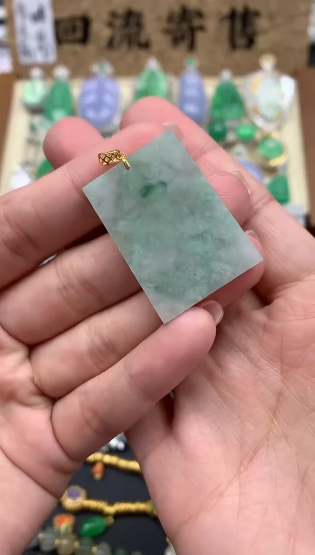 【闪购商品】翡翠颈饰18K金镶嵌203-中国好珍宝