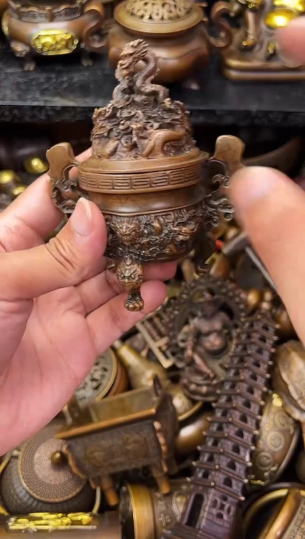 鹏哥铜器摆件  铜器摆件
